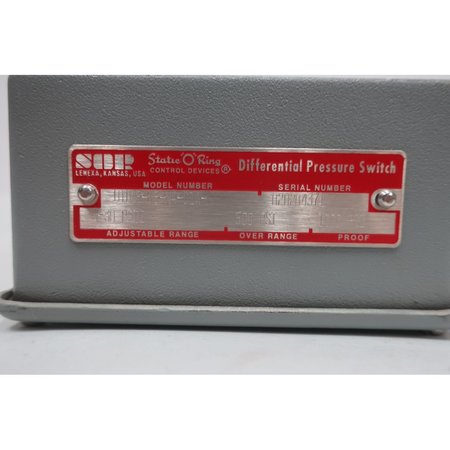 Sor 3-30PSI Pressure Switch 101N3-H3-N4-C1A